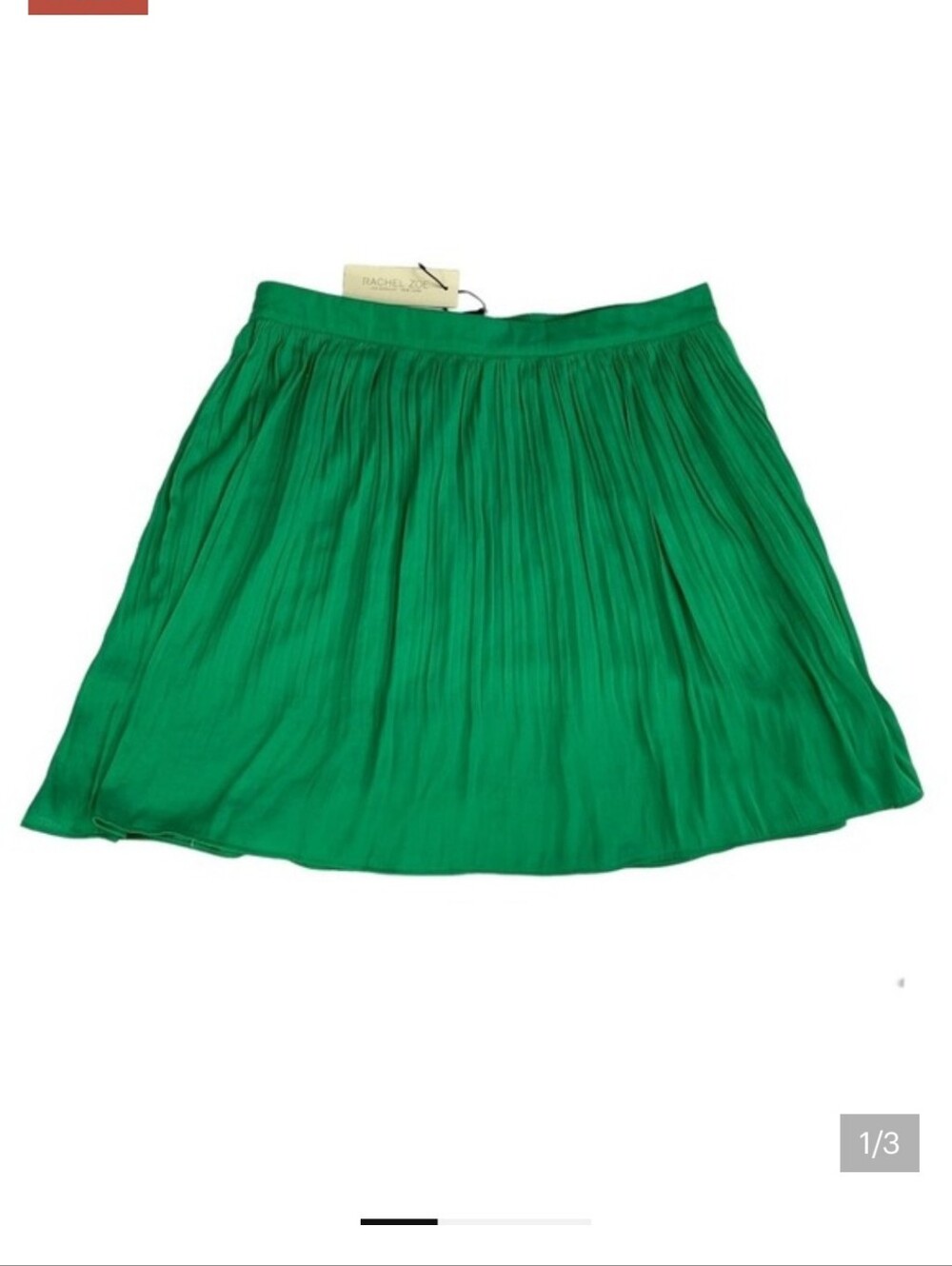 NWT RACHEL ZOE green Skirt, Sz L